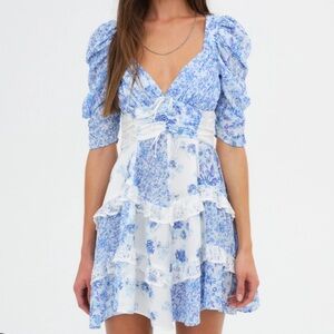 For Love and Lemons Rosalyn mini dress